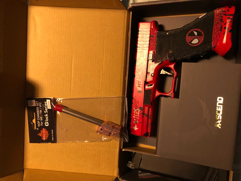 Image 1 for *pricedrop* Ascend Deadpool G17 limited edition + maple leaf hopup kit