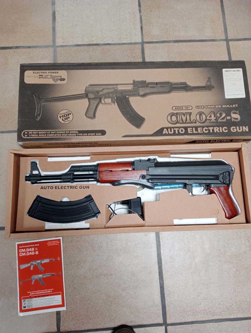 Image 1 for CYMA CM042S AK47 AEG WITH FOLDING STOCK IN BLACK