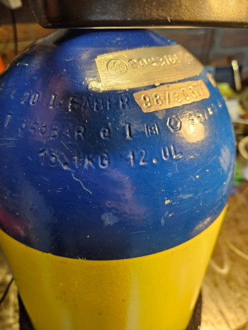 Image 9 for Duikfles 200 barr vol incl vulstation hpa