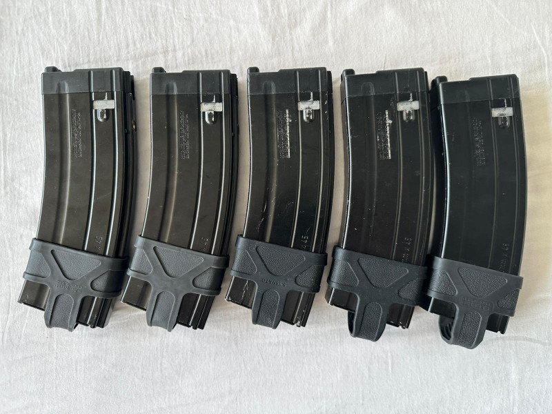 Afbeelding 1 van Set van 5 HK416 30rds GBB Magazijnen - Umarex / VFC