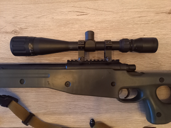 Image 3 for Sniper L96 met scope en sling. 3 mags, 2 snelladers en BBs