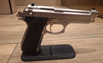 Afbeelding 4 van M9 V2 Full Metal GBB | Silver | WE