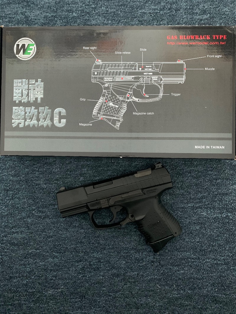 Afbeelding 1 van WE-tech p99c compact gbb pistol