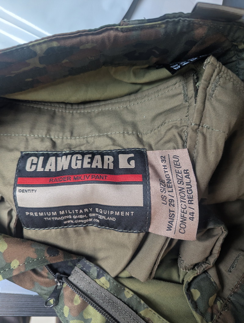 Image 1 for Flecktarn camouflage cargo trousers