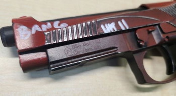 Bild 2 für Deadpool custum used Pistole Full Metall M9 Version