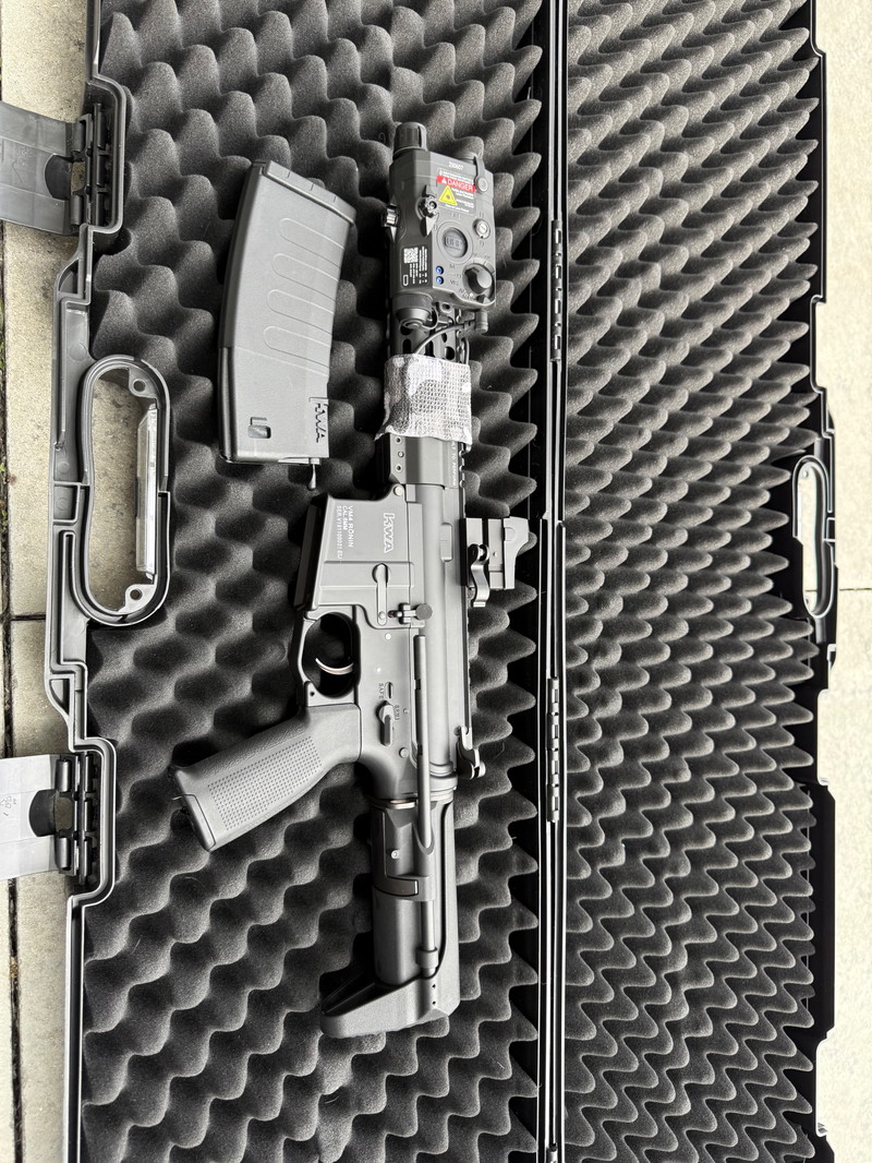 Image 1 pour KWA VM4 RONIN 10 SBR AEG 2.5 vol vermogen replica karabijn Zwart - As good as new