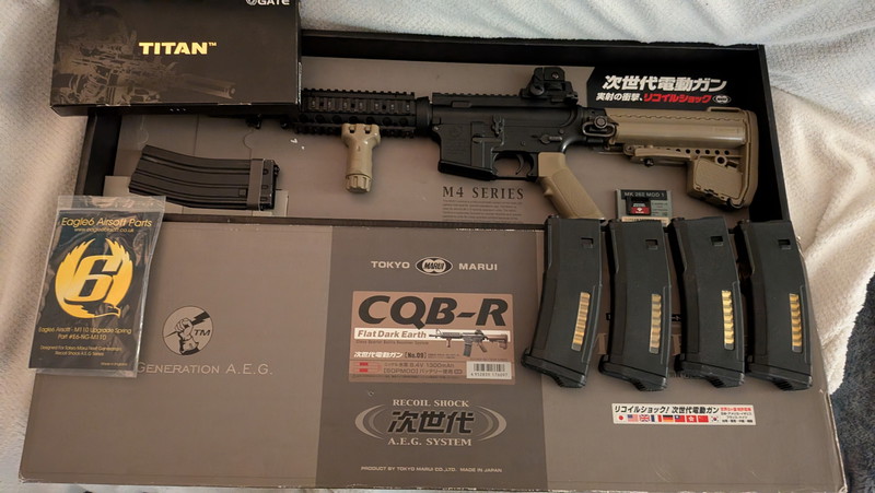 Bild 1 für Eagle6 Upgraded TM M4 CQBR NGRS with Gate Titan