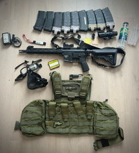 Image for Complete Novritsch SSR4 Starter Set (4UAD hop rubber) | 9 Midcaps | Tasmanian Tiger MK2 Chest rig | Direct Speelklaar