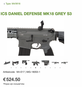 Bild 2 für ICS Daniel Defense MK18