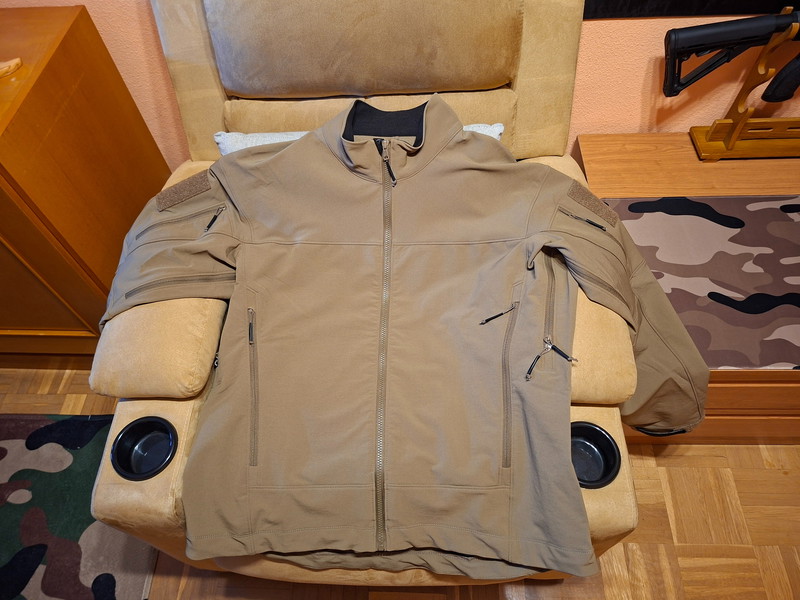 Bild 1 für Combat softshell leaf crocodile devgru coyote evolution gear