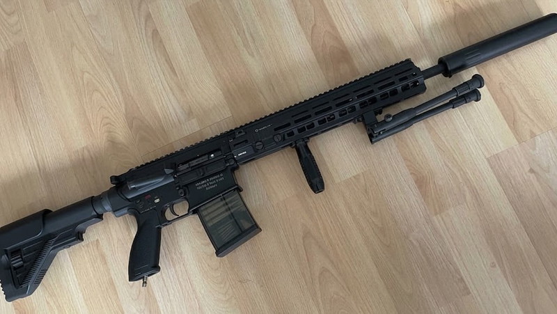 Image 1 for FC HK417 HPA Airsoft Custom + 5 Mags Maxx HopUp