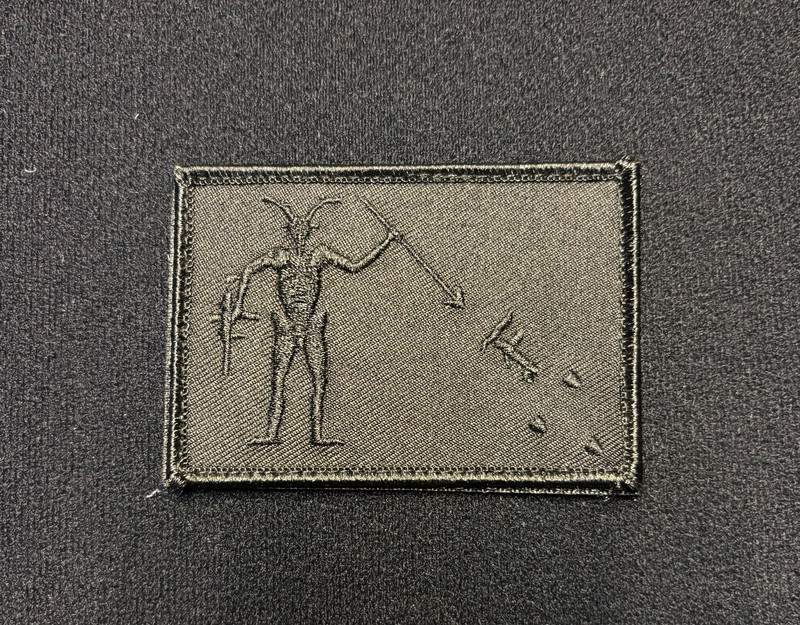 Image 1 for Murdered out FOG queen ann blackbeard patch