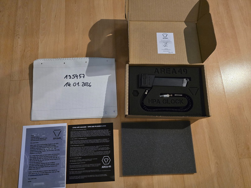 Bild 1 für Area49 HPA Adapter Glock/AAP | Dicht | OVP | Top Zustand