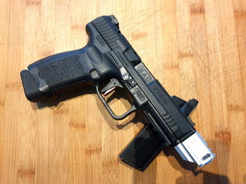 Image 6 for Cybergun TP 9 Elite Combat met Agency Arms Airsoft 417 Compensator