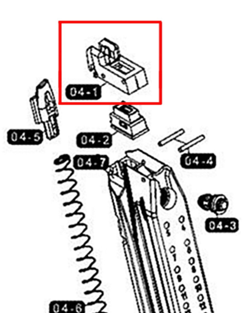 Imagen 1 de Magazine Lip For GLOCK Gas Magazine