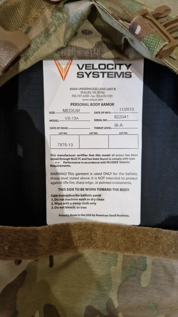 Image 5 for Mayflower APC Multicam met Echte Plates en Soft Armor - Zeldzame Vondst!
