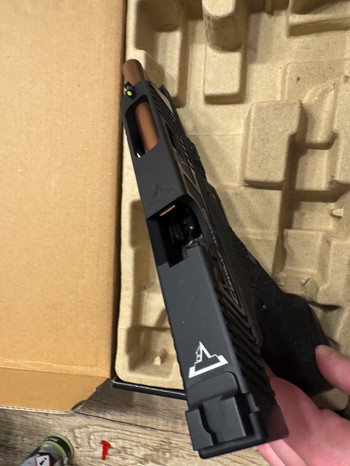 Afbeelding 5 van WE TTI Combat Master Glock 34 G34 JW2 GBB Pistol ( GHK Glock 17 GBBP System ) ( John Wick 2 ) Taran Tactical Innovations John Wick