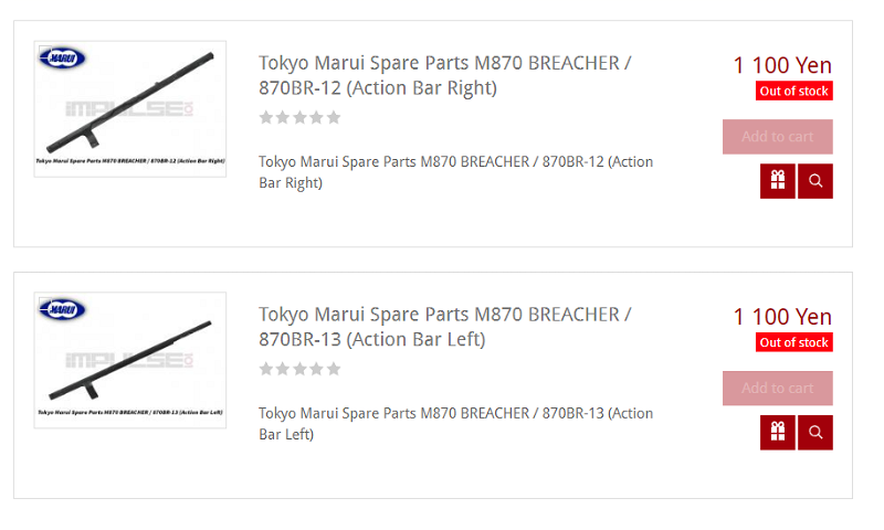 Afbeelding 1 van tokyo marui m870 breacher gas shotgun pump arms