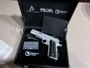 Afbeelding van RWA Nighthawk Agent 2 custom cerakote silver cnc alluminum