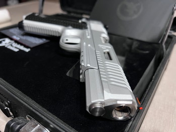 Image 2 for RWA Nighthawk Agent 2 custom cerakote silver cnc alluminum