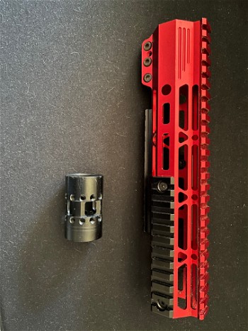 Afbeelding 2 van Rode rail voor m4/m16 en andere met zelfde mounting