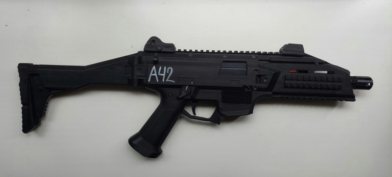 Image 1 for ASG Skorpion EVO 3 AEG with 13:1 gear upgrade, Deans plug Lipo + Accessories