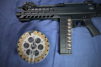 Image 2 pour Tokyo MaruiSGR-12 AEG Shotgun - nieuw, met extra drum feeder mag