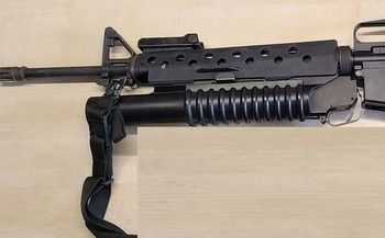 Image 3 pour Airsoft M16  Gas Granate Launcher M203 für 40mm Gas Granaten für GBB and AEG Metal version