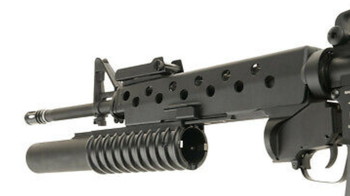Image 5 pour Airsoft M16  Gas Granate Launcher M203 für 40mm Gas Granaten für GBB and AEG Metal version