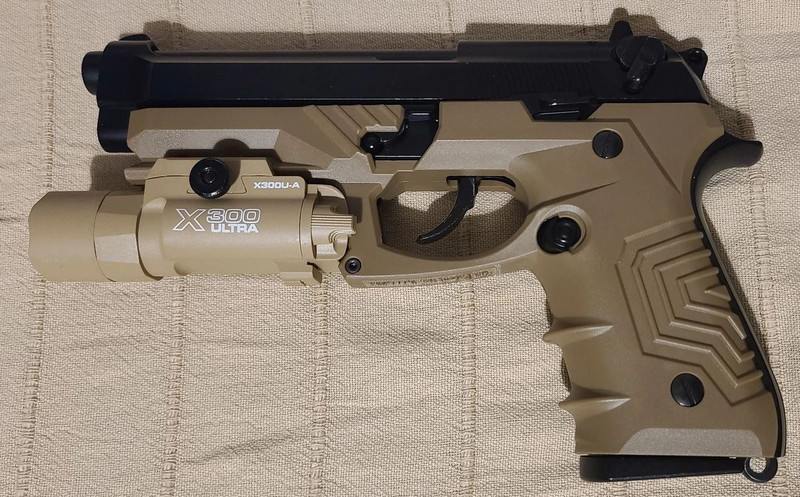 Image 1 for M9 Tan Tectical GBB Full Metall