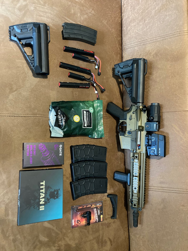 Image 1 for Vfc Avalon cqc calibur volledig upgegrade en met alle toebehorende spullen.