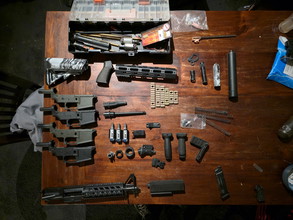 Afbeelding van Opruiming oa tippman fles, shotgun shells, m4