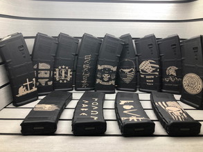 Afbeelding van Custom Lasergravure op Airsoft Magazijn Met jouw Design