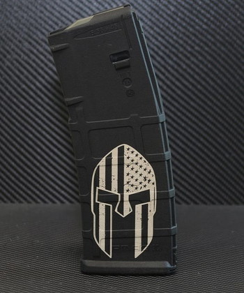 Afbeelding 3 van Custom Lasergravure op Airsoft Magazijn Met jouw Design