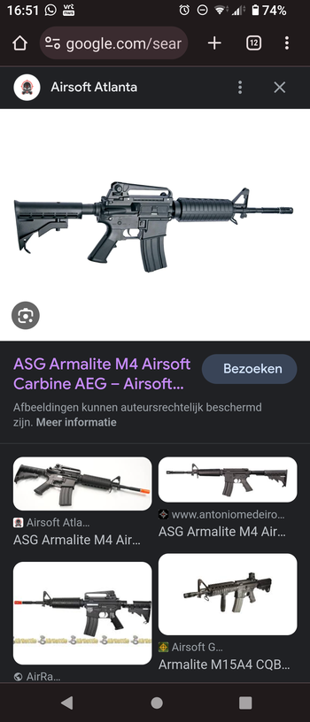 Bild 2 für ASG M4 Carbine Airsoft AEG