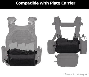Bild 5 für Yakeda Micro Chest Rig - Zwart