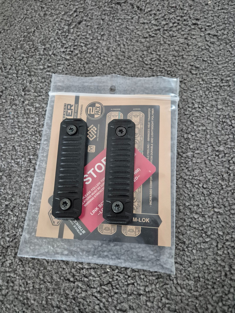 Image 1 for 2 x strike industries cable management rail cover