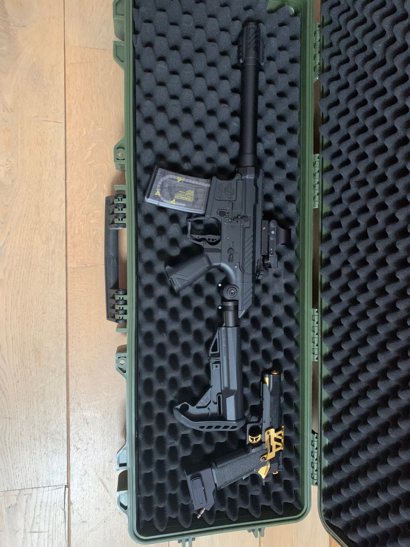 Image 1 for Apart te koop:High capa met HPA adapter. M4 AEG specna arms en een g&g ssg1 AEG.