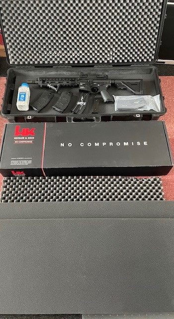 Afbeelding 1 van Complete Umarex HK416 A5 AEG Black Set