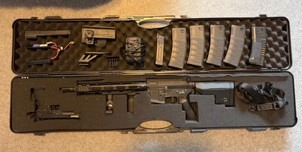 Afbeelding van Amoeba M4 long, black, ares, am009, cg002 + ssp-1 + 5 g&g magazijnen + assecoires