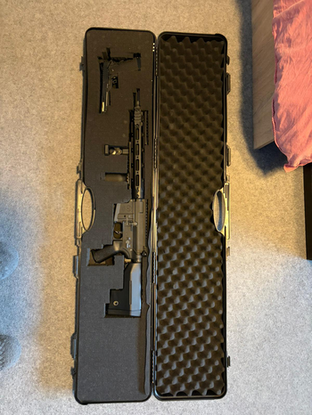 Image 2 for Amoeba M4 long, black, ares, am009, cg002 + ssp-1 + 5 g&g magazijnen + assecoires