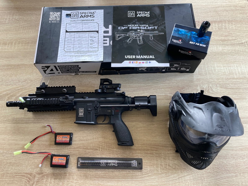 Bild 1 für Airsoft set specna arms sa-h01 carbine met certificaat