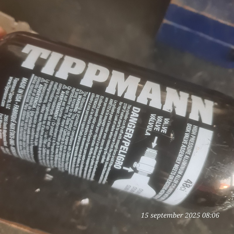 Bild 1 für tipmann 0.8 aluminium hpa fles