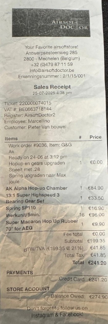 Image 3 for G&G AKM EBB | Houten uitvoering | Upgraded Hop-Up