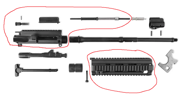 Immagine 1 di VFC HK416 Upper handguard and upper reveiver.