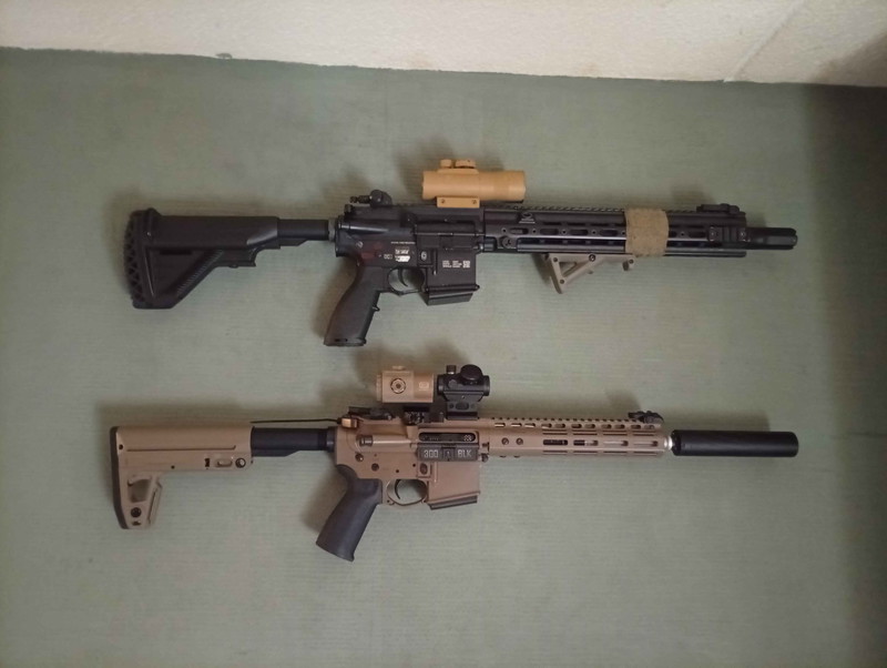 Afbeelding 1 van airsaoft set.