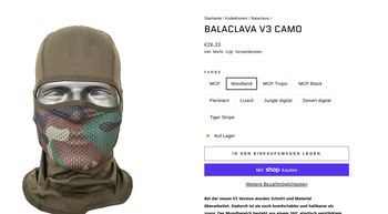 Image 5 for NB Tactical Fortis V2 & Balaclava V3 Woodland