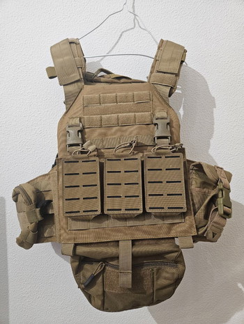 Image 3 for Chaleco táctico Airsoft tipo Plate Carrier MOLLE + mochila y portacargadores