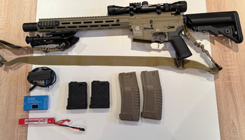 Image 3 pour LT-32 DMR w/ Scope & Bipod (S)AEG, Tan