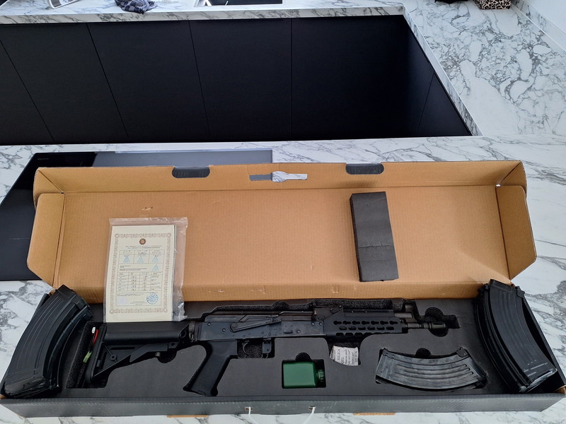 Bild 1 für Te koop: Uitstekende Airsoft Replica AK710 SBR Platinum Version E&L Airsoft